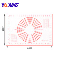 baking pastry mat with measurements Yaxing silicone mat for dough and baking 40x33cm